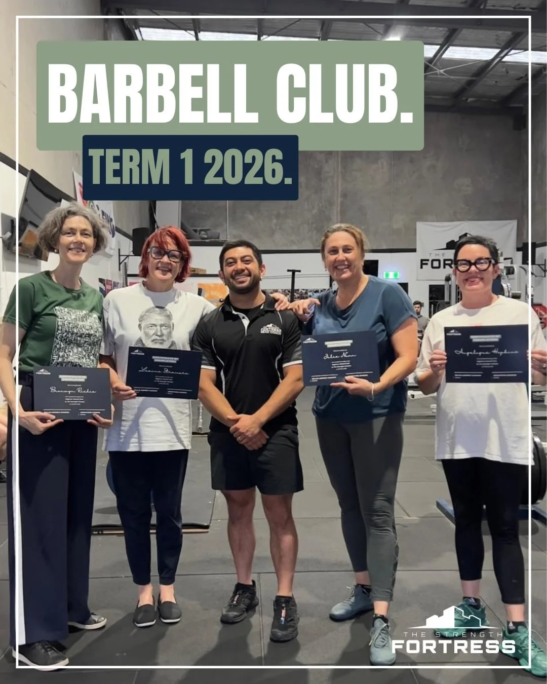 Introducing the graduates of our first beginner barbell club of the year 😁🤩✨

What a brilliant gang 😁 Learned a lot, got a heap stronger, keen to keep pushing 📈 

Proud, gratifying stuff.

Next intake launching April 20 👀
