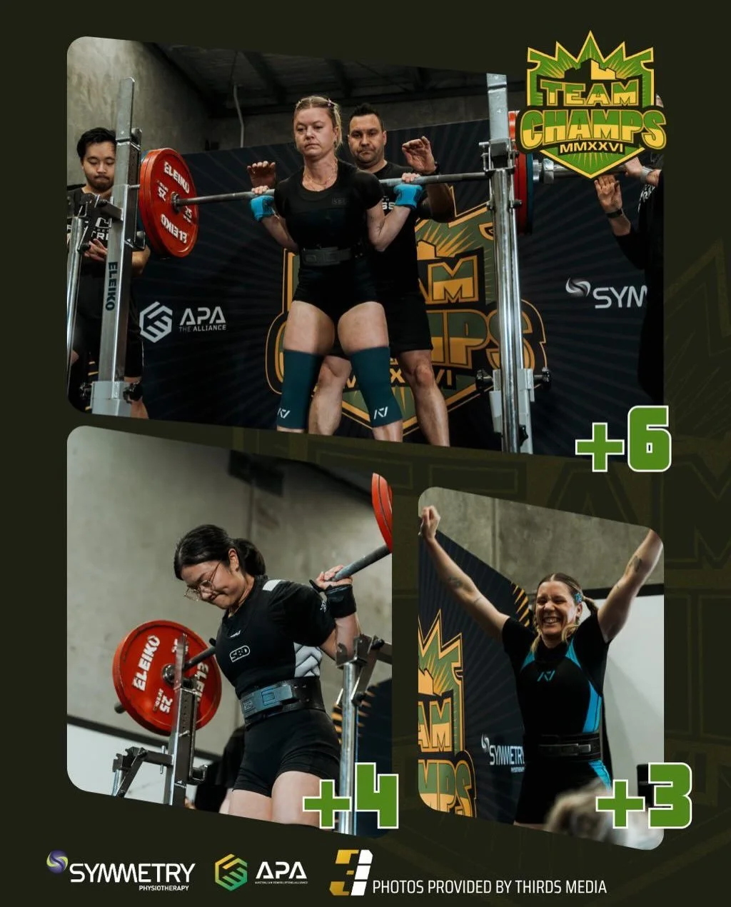 Session 1 results ✅ 

In the 52kg class, the late weight class change worked well for Anthea Lam of Dark Horse who got the better of TSF&rsquo;s Kaley Nguyen

In the 57kgs, Schae Zarew of The Strength Syndicate totals an insane 460kg to win against J