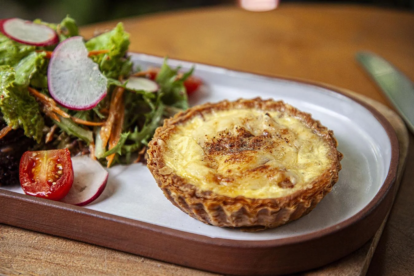 Quiche Lorraine - $3.5