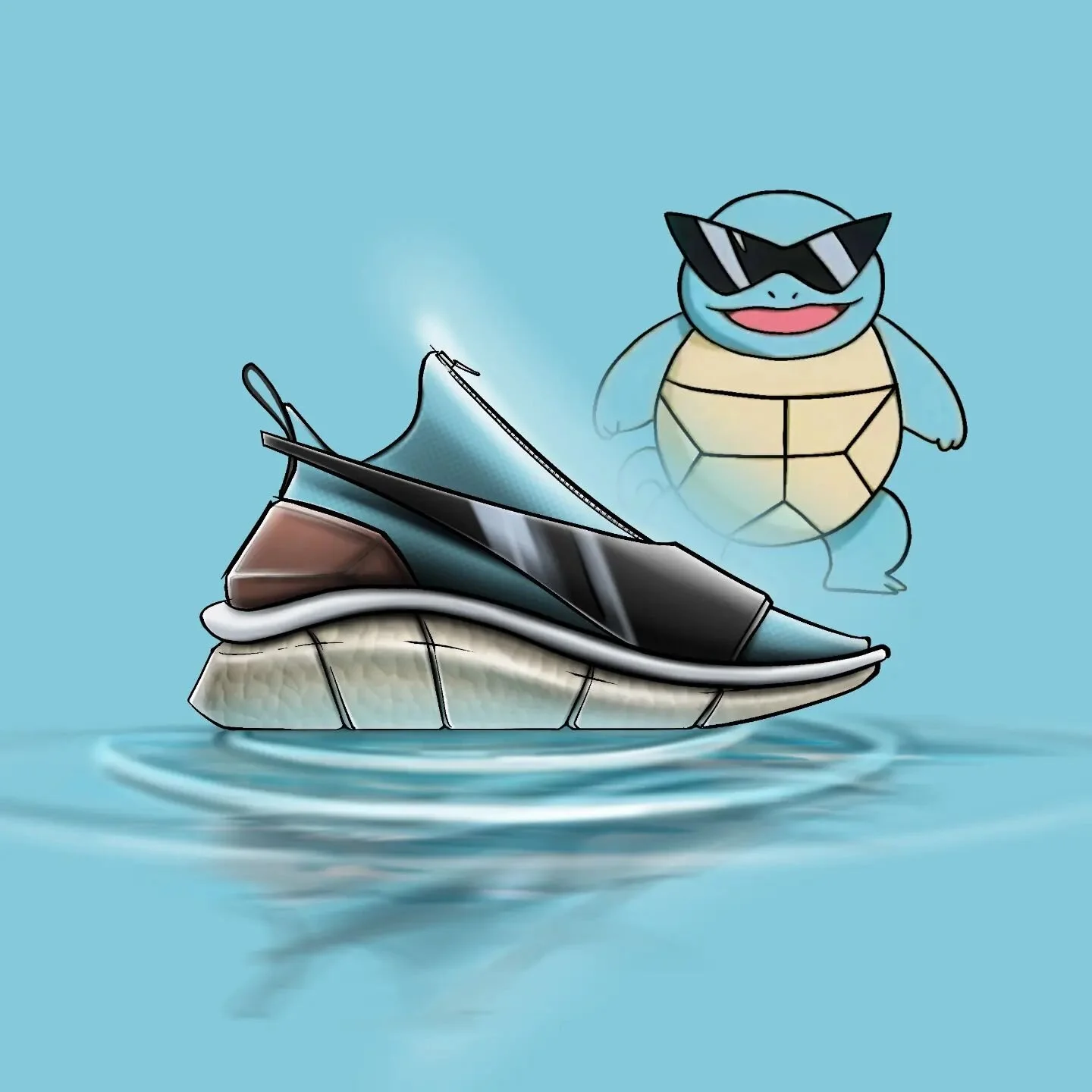 007/151: Squirtle. Squad?

#squirtle #pokemon #footweardesign #callingallcreators #lacelessdesign #conceptkicks #ckinspiration #instakicks #sneaker #footwear #design #fashion #sketch #procreate #render #sneakerdex
