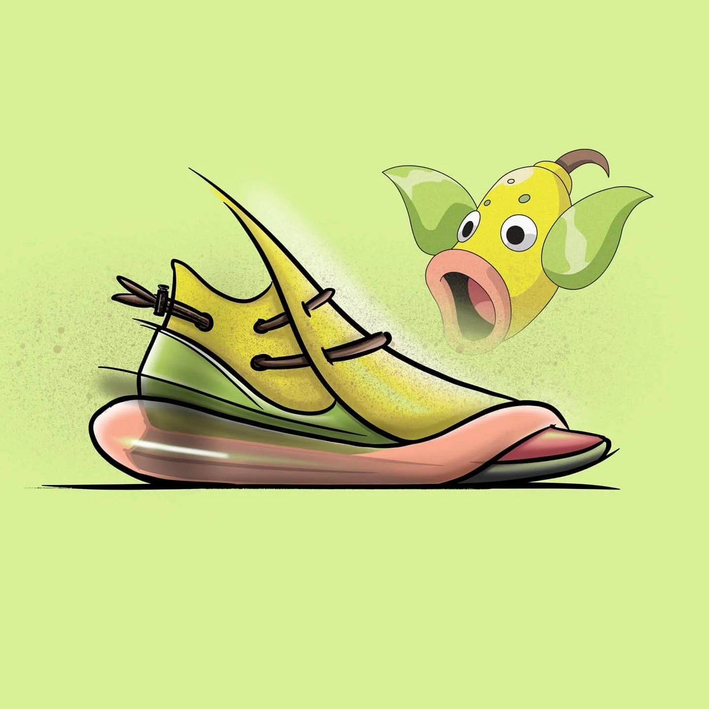070/151: Weepinbell. Switching it up and trying out a new style, a little bit more fluid, a little bit faster. Super fun one to do.

#weepinbell #pokemon #footweardesign #callingallcreators #lacelessdesign #conceptkicks #ckinspiration #instakicks #sn