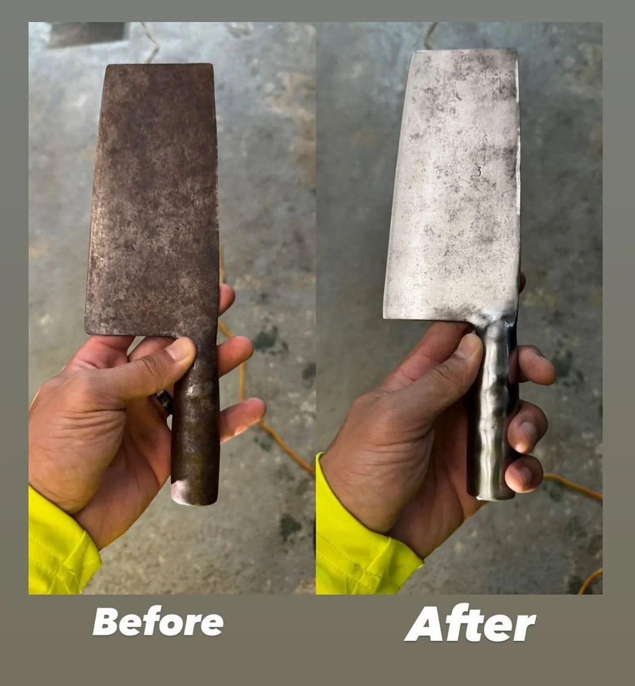 Before and after Cleaver