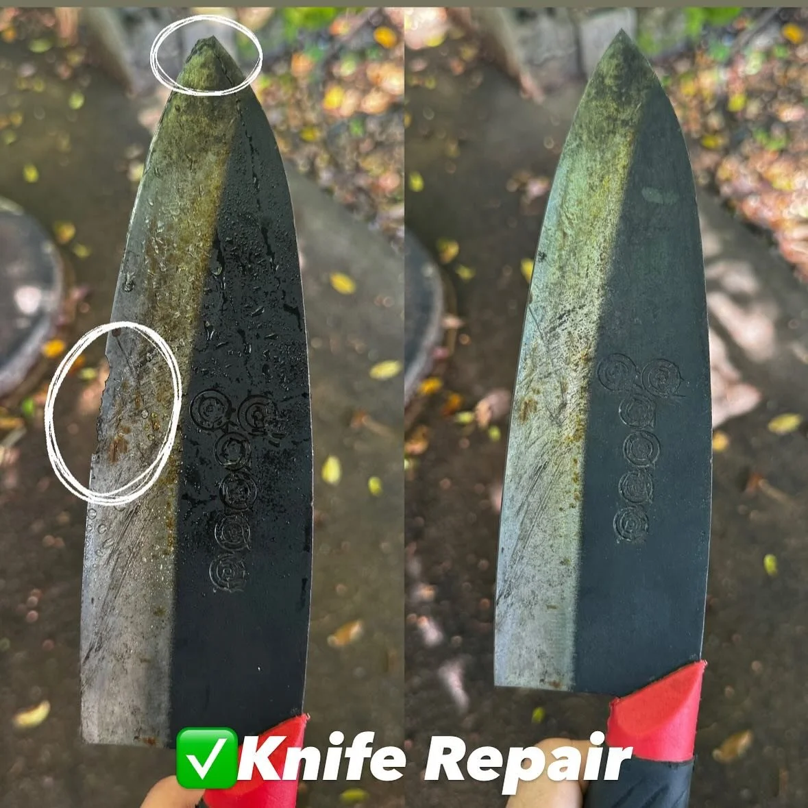✅Knife and blade repair. SHINARP!