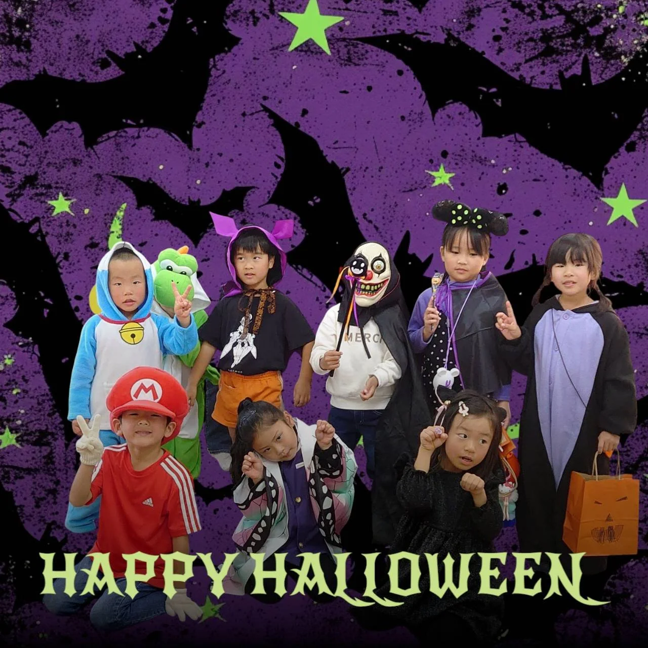 Hello!
Happy Halloween!!

今日も、キッズたちが可愛い仮装で
レッスンに来てくれました🎃

ハロウィンウィークまだまだ続きます。

#コネクト英会話 #英会話教室
#津山市 #岡山県北部
#子ども英会話
#イギリス出身ベン先生
#ニュージーランド出身マイケル先生
#ネイティブ講師と英語
#無料体験レッスン
#ハロウィン