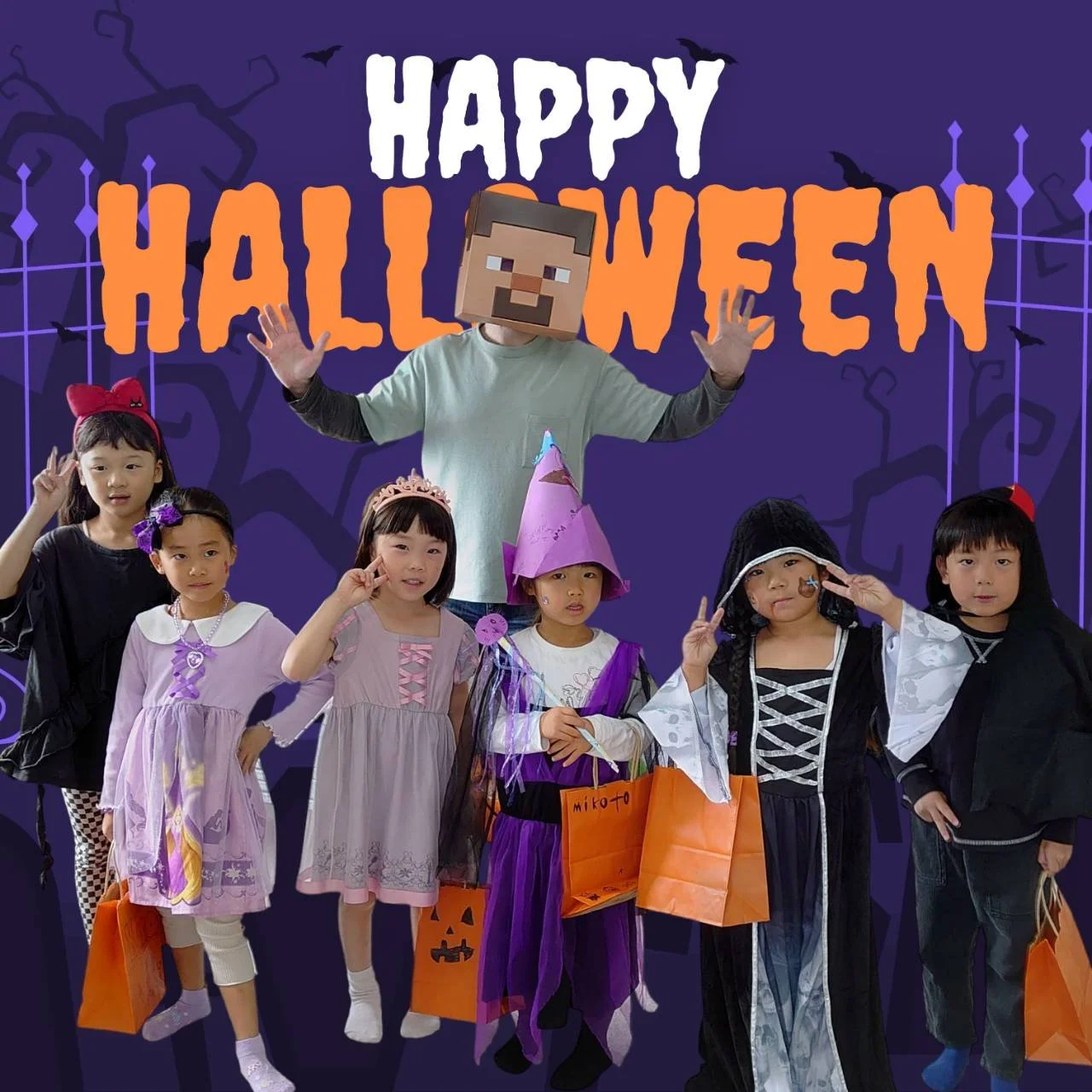 Hello!
Happy Halloween!!🎃

ハロウィンウィーク最終日！
まずは、午前の部！

令和キッズは、スマホで写真を撮られる
ことに慣れているので、スマホを向けられると
すぐにポーズをキメてくれるので助かります😂

#コネクト英会話 #英会話教室
#津山市 #岡山県北部
#子ども英会話
#イギリス出身ベン先生
#ニュージーランド出身マイケル先生
#ネイティブ講師と英語
#無料体験レッスン
#午後も続くよ🎃
#ハロウィン