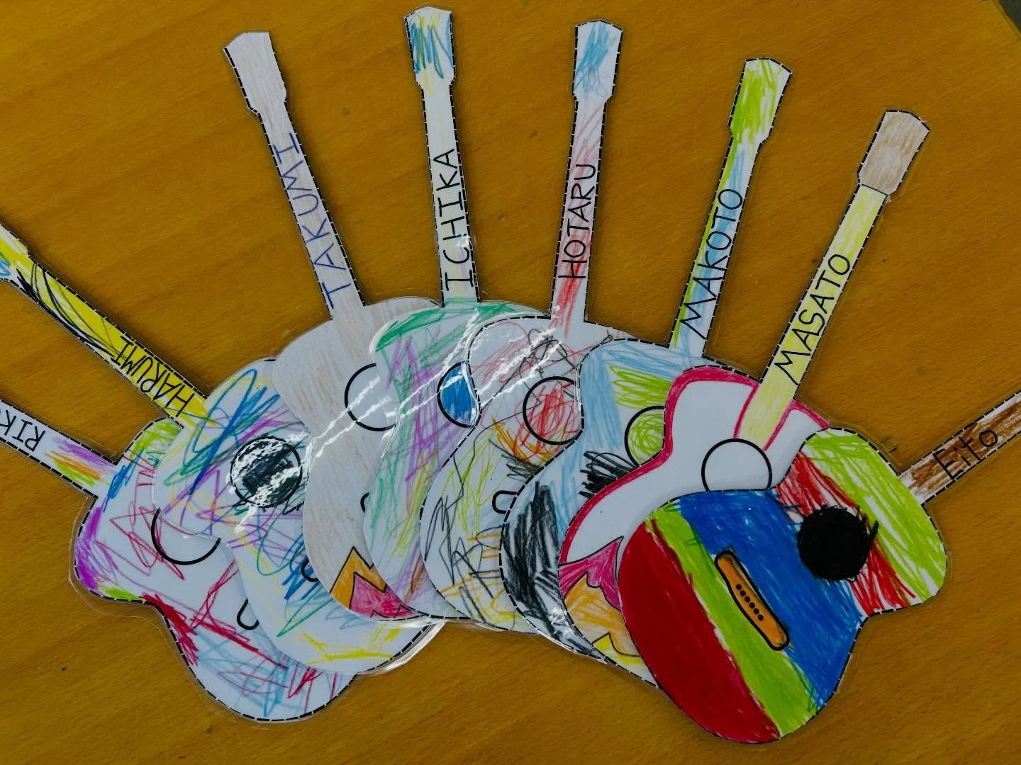 Can you play the guitar?
Our Young Learners have been learning the names of musical instruments, making craft guitars and singing the &ldquo;Can you play guitar?&rdquo; song 🎸 
Everyone enjoyed being little rockstars ⭐️ 

#tsuyama #english #kids #ok