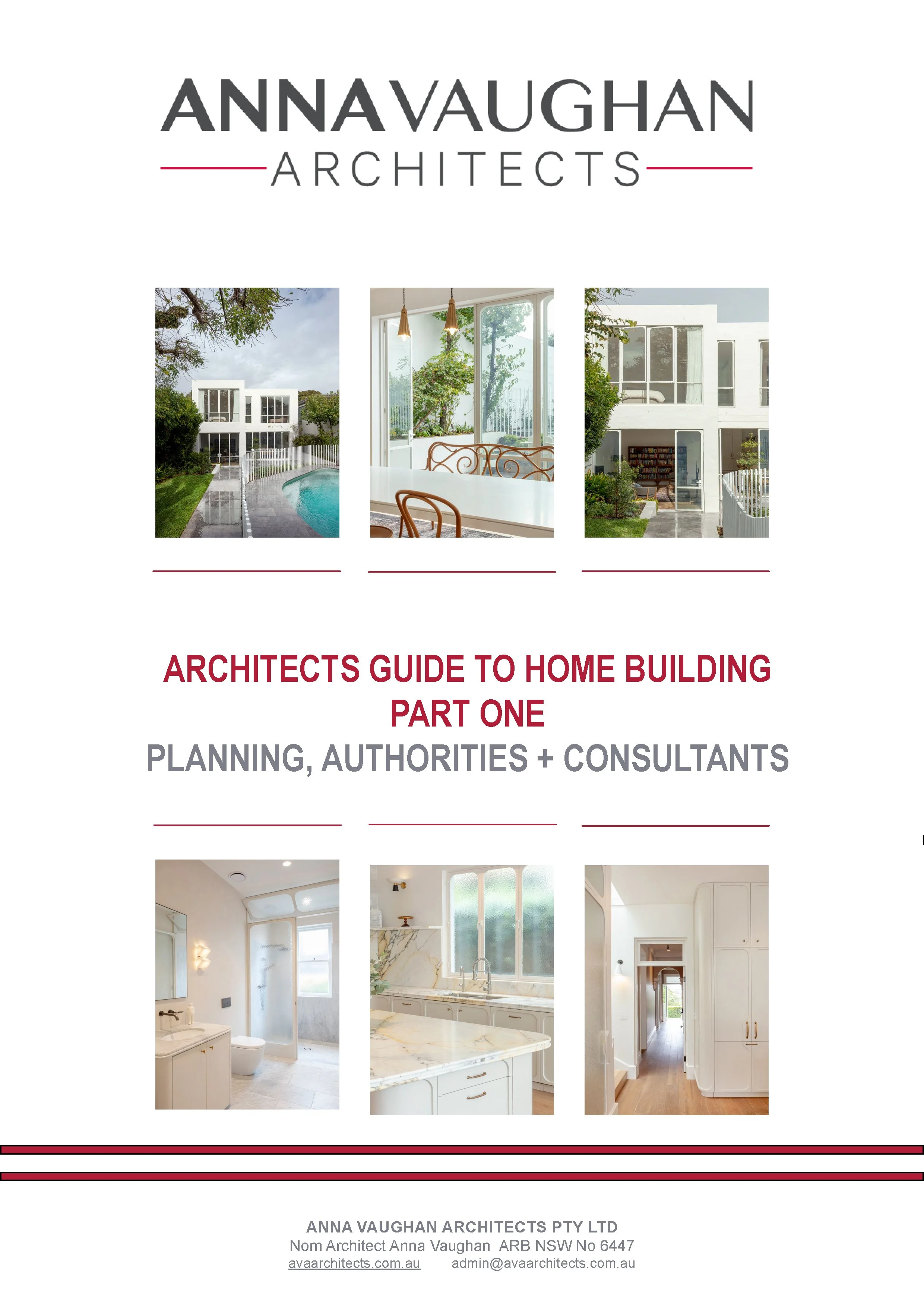 Architects Guide to Home building - Part One Planning, Authorities + Consultants