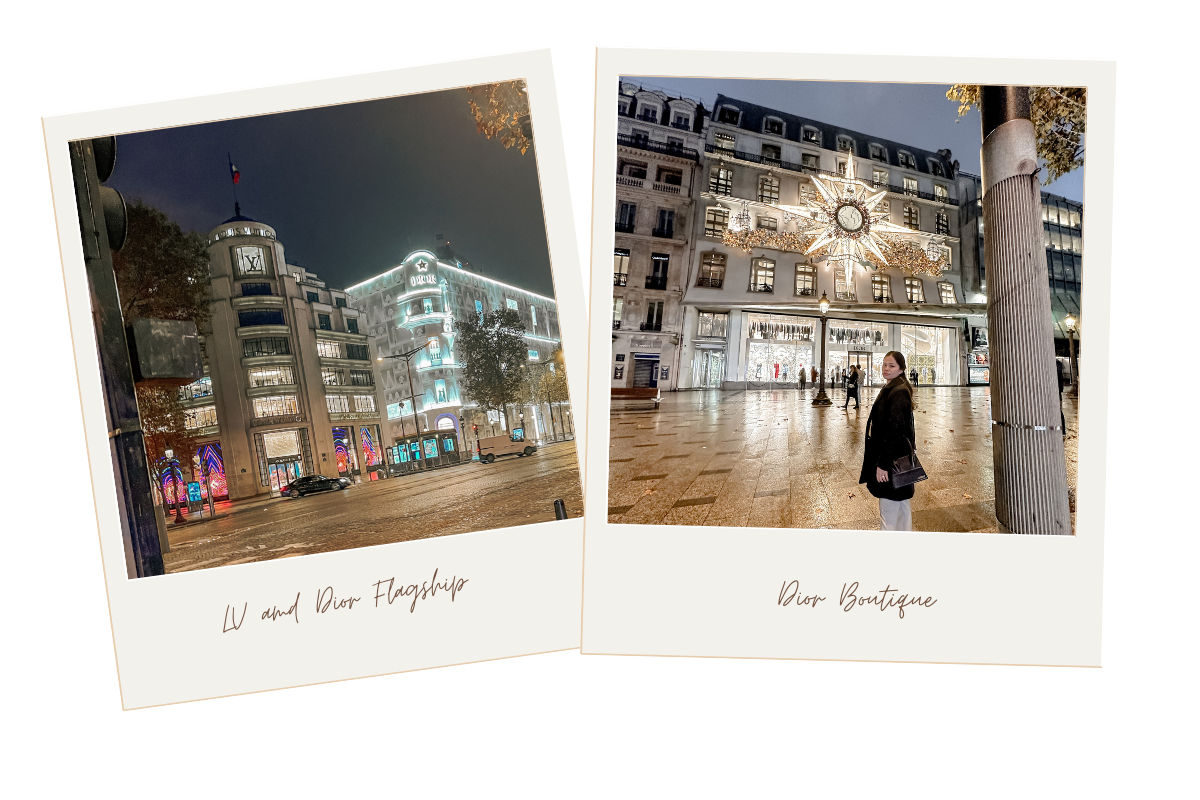 Champs Elysées - Louis Vuitton and Dior Flagship