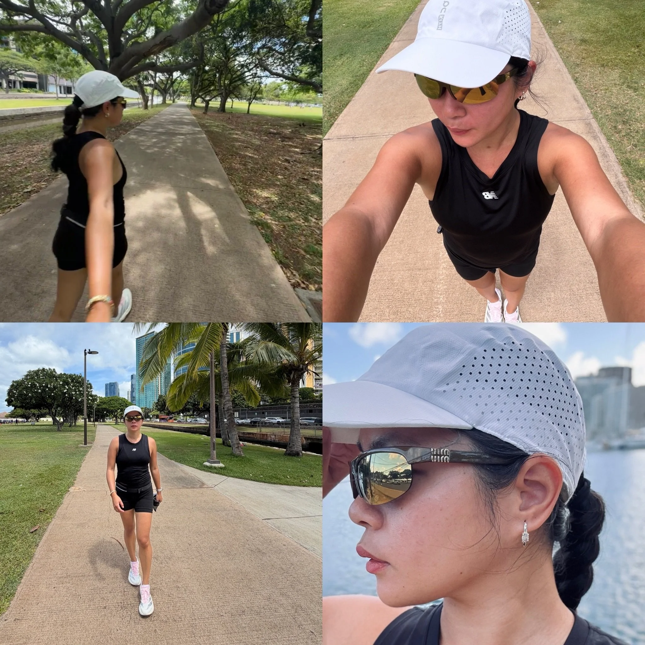 They said cute fits make you run further.

The weather looked perfect

Around mile 8, we stopped for water

By mile 12, the shade had disappeared ☀️

13.74 miles later 🫠

And that&rsquo;s how we spent our Saturday morning 🤍
