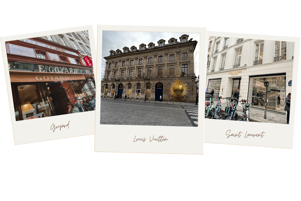Luxury Shops in Place Vendome
