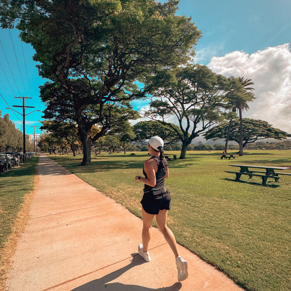 Running at Kapiolani Park