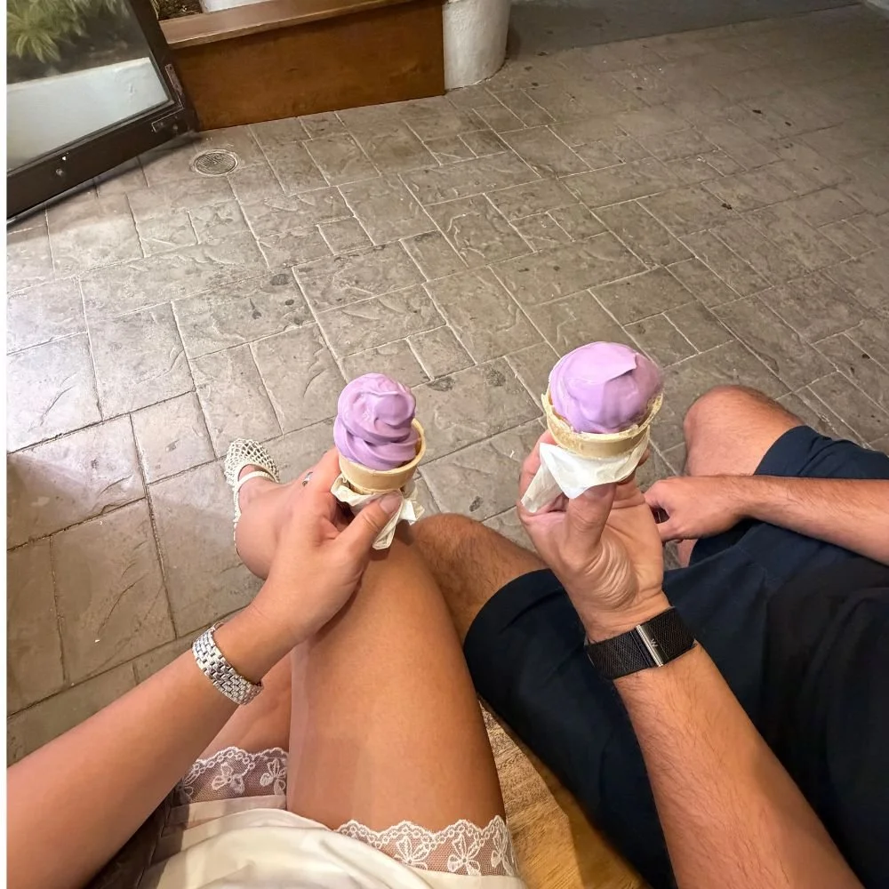 Frozen Yogurt Ube