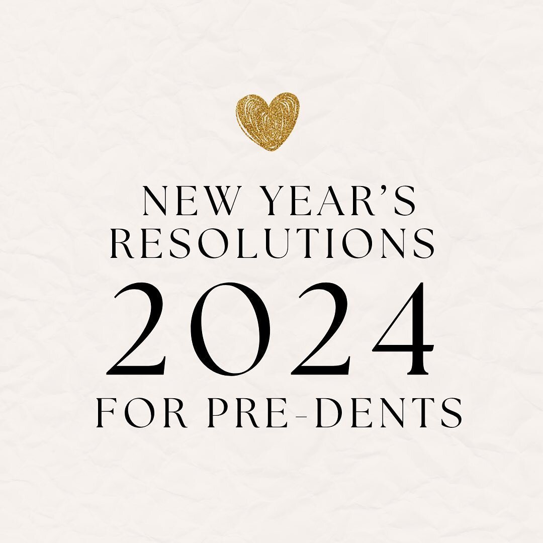 Happy New Year!

2024 is going to be a great year! Whether you are planning to apply to dental school this year, or in a couple of years, here are some New Year&rsquo;s resolutions that can be geared toward your dental school journey:

1. Learn a new