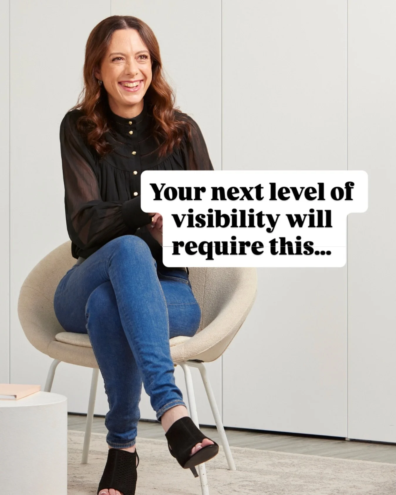 Your next level of visibility will require you to&nbsp;be honest with yourself. 

To&nbsp;create space.

To simplify.

To let go.

To let go of what is no longer serving you so you can connect&nbsp;more&nbsp;deeply with your people and increase your 