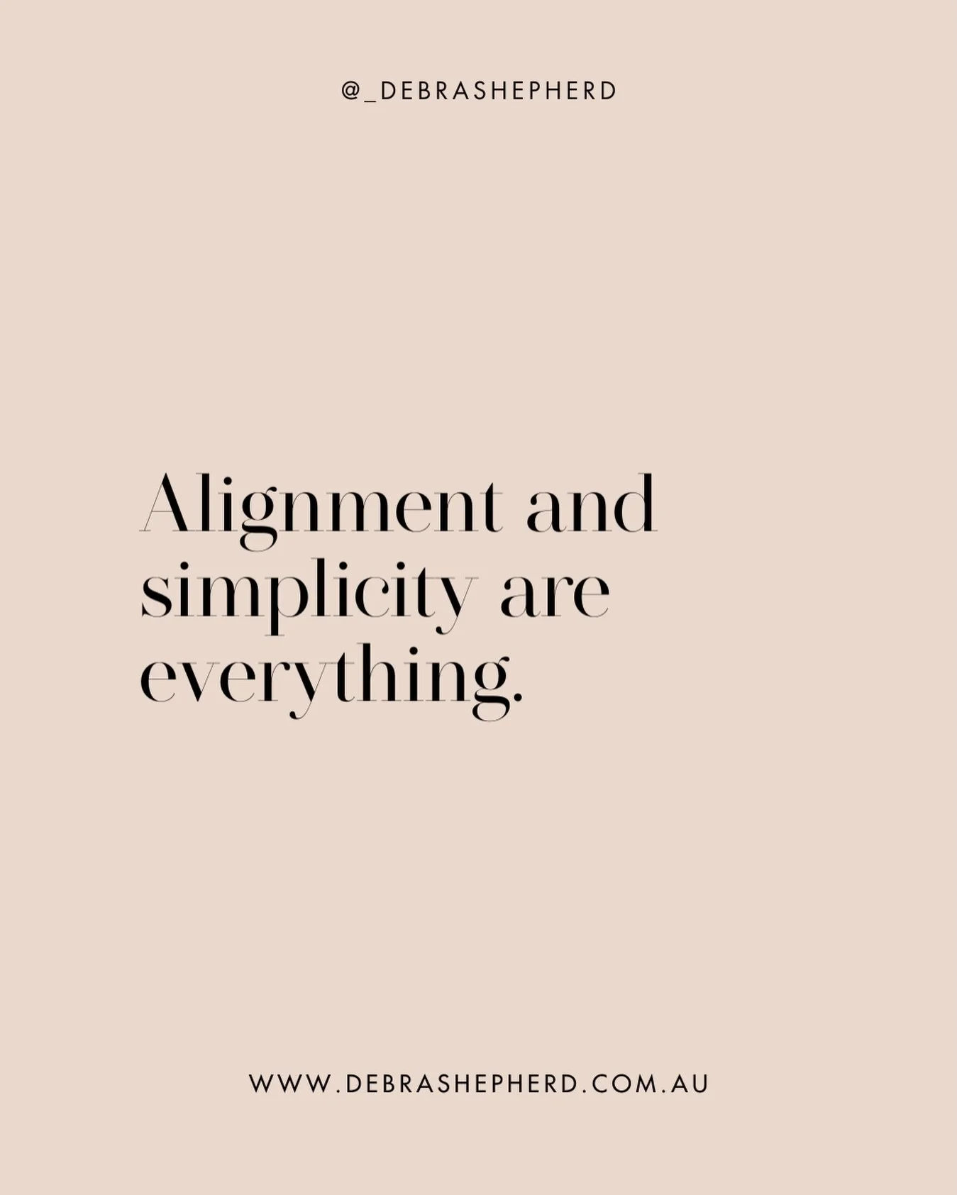 Two things that will hold you back in business are overly complicated visibility strategies and visibility strategies that aren&rsquo;t aligned to you.

Alignment and simplicity are everything when it comes to elevating your visibility and building y
