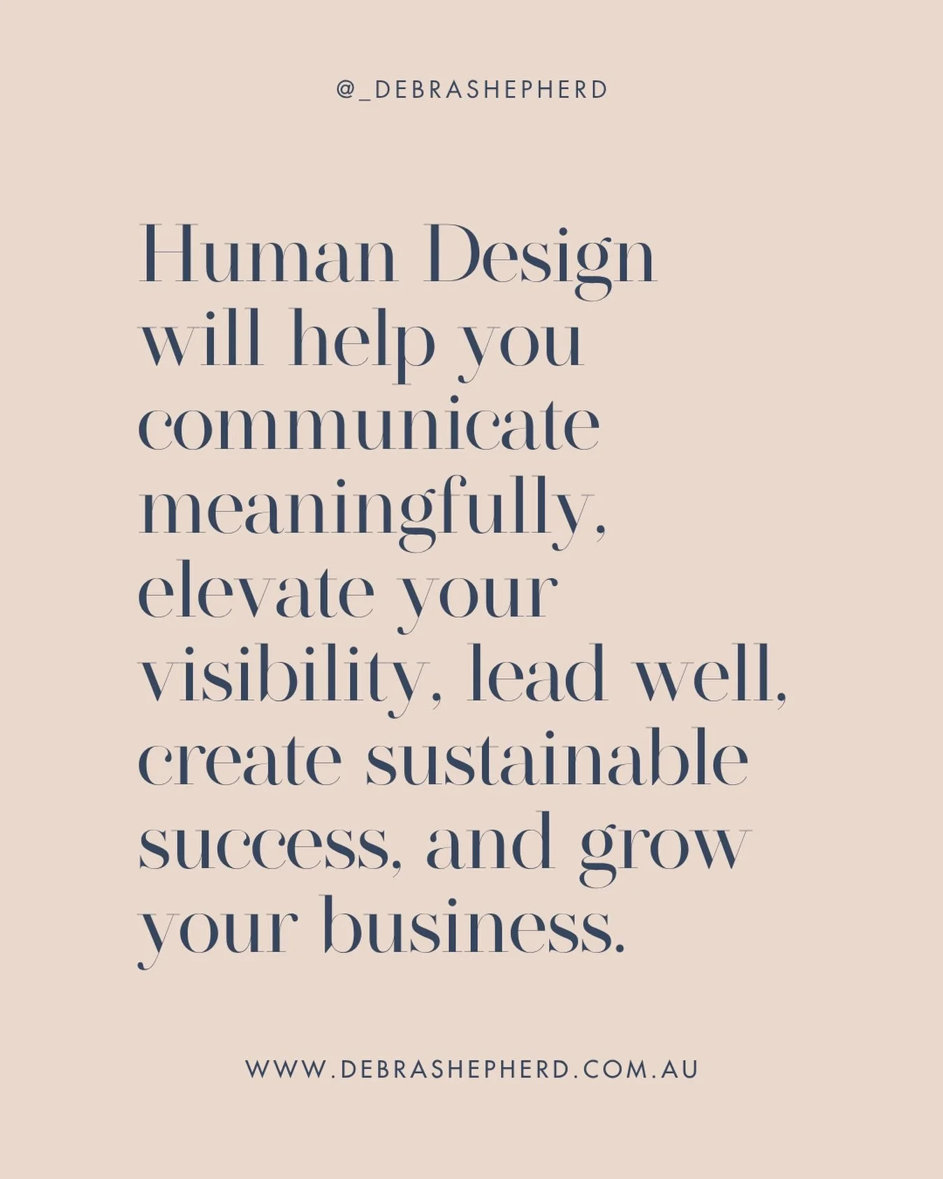 Human Design shows you how you are uniquely wired so you can be at your best and thrive in your life, business and relationships.

Learning about your Human Design chart is the first step. The real transformation happens when you live your design.&nb