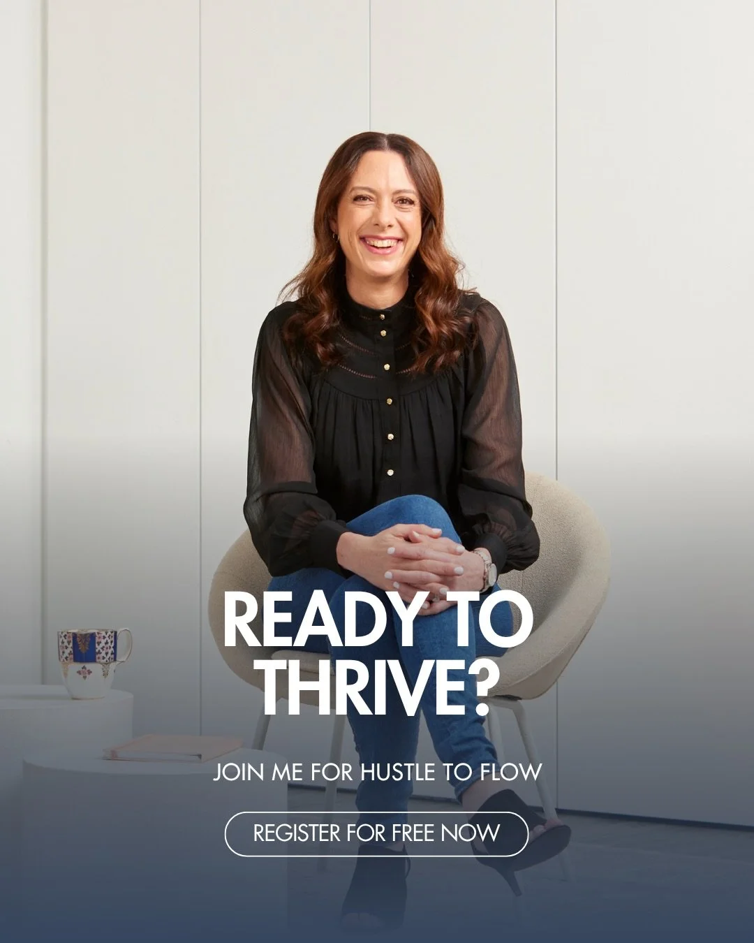 If you&rsquo;re feeling the pressure to hold everything together in life and business, and you&rsquo;re pushing way beyond your limits every day, I&rsquo;d love you to join me for 👩&zwj;💻Hustle to Flow which starts on Monday, 6 July 2026.

If you&r