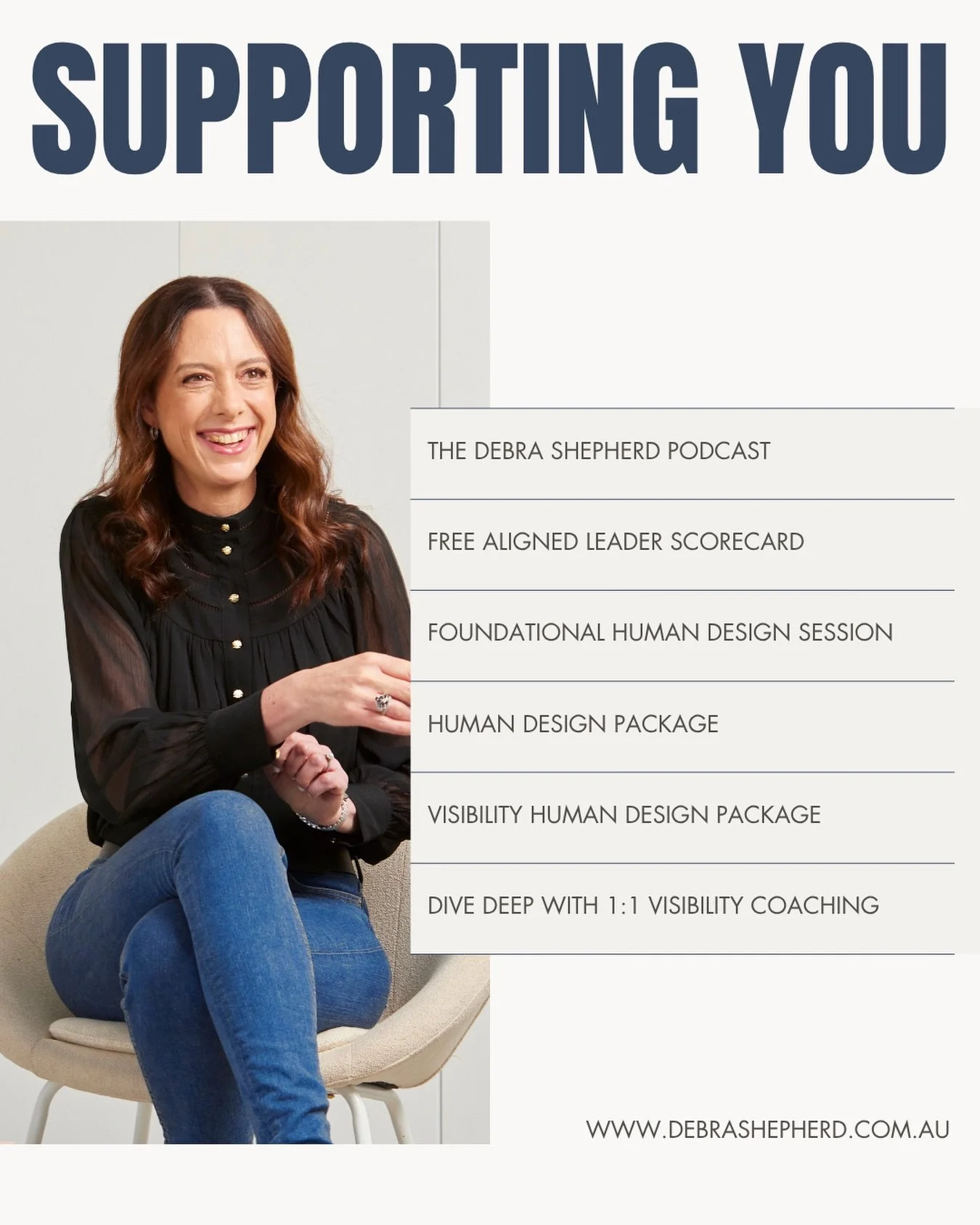 I&rsquo;m passionate about helping women in business reconnect with themselves so they can lead well, communicate meaningfully, show up confidently and create success with ease, joy, meaning and purpose.

What I&rsquo;ve come to understand being in t