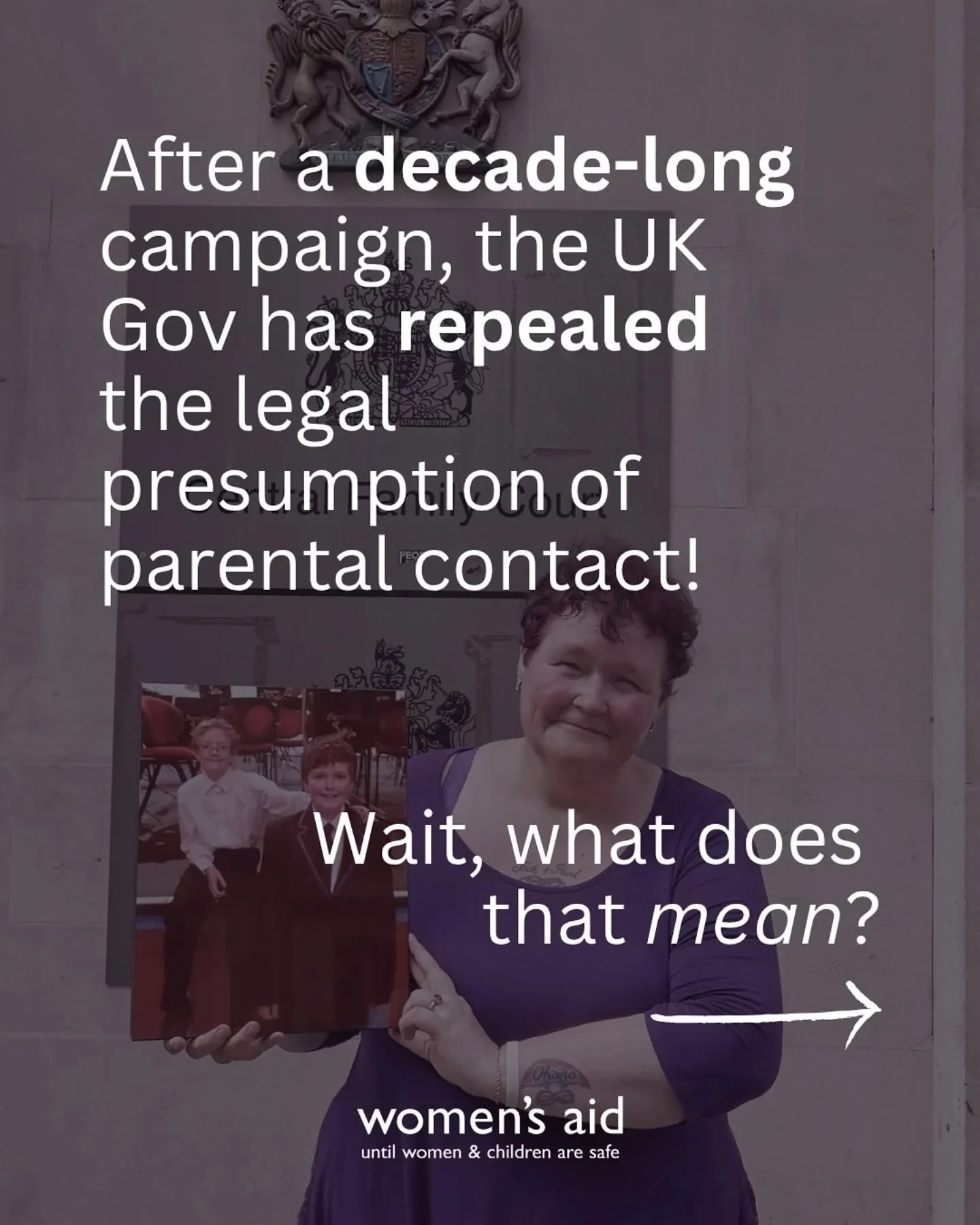 A powerful step forward for child protection and survivor voices in the UK. 💜

🙌🏽 HISTORIC CAMPAIGN WIN 🙌🏽

👏🏽 After a decade-long campaign, last month the government has decided to repeal the legal presumption of parental contact.

This is a 