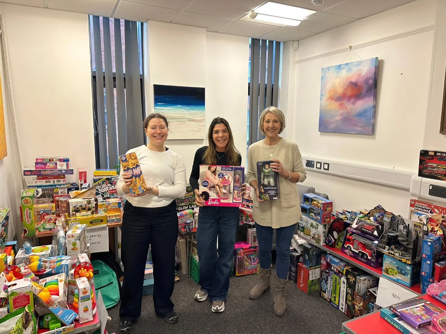 Thank you to Janet, Ale and India for beautifully setting up our Christmas Gift Room with the incredible donations we&rsquo;ve received so far. Your hard work, care and festive spirit have transformed the room into a magical space where children&rsqu