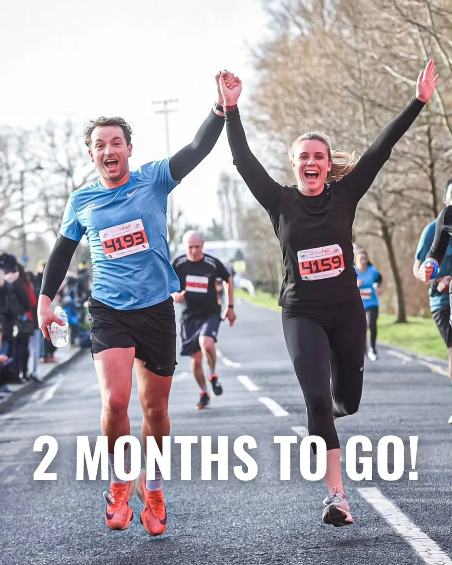🏃&zwj;♂️🏃&zwj;♀️ 2 months to go until the Surrey Half Marathon 🏃&zwj;♀️🏃&zwj;♂️

Training plans are underway, the miles are adding up and race day is getting closer. Whether you&rsquo;re chasing a PB or taking on your first half, now&rsquo;s the 