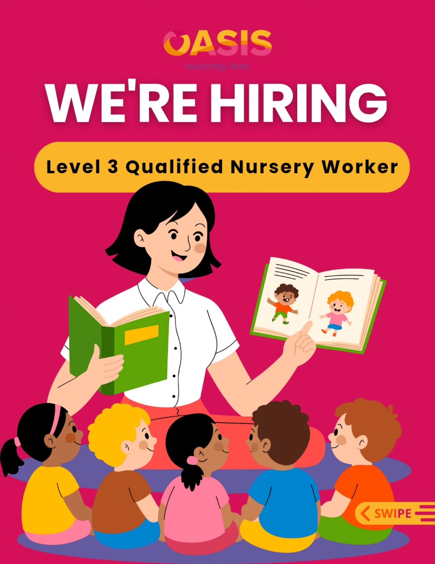 ✨ We&rsquo;re hiring at Oasis Nursery ✨

Oasis Charity is looking for a 𝗟𝗲𝘃𝗲𝗹 𝟯 𝗤𝘂𝗮𝗹𝗶𝗳𝗶𝗲𝗱 𝗡𝘂𝗿𝘀𝗲𝗿𝘆 𝗪𝗼𝗿𝗸𝗲𝗿 to join our warm, supportive nursery team in the heart of Cobham, Surrey.

Our Ofsted-registered Oasis Nursery provid