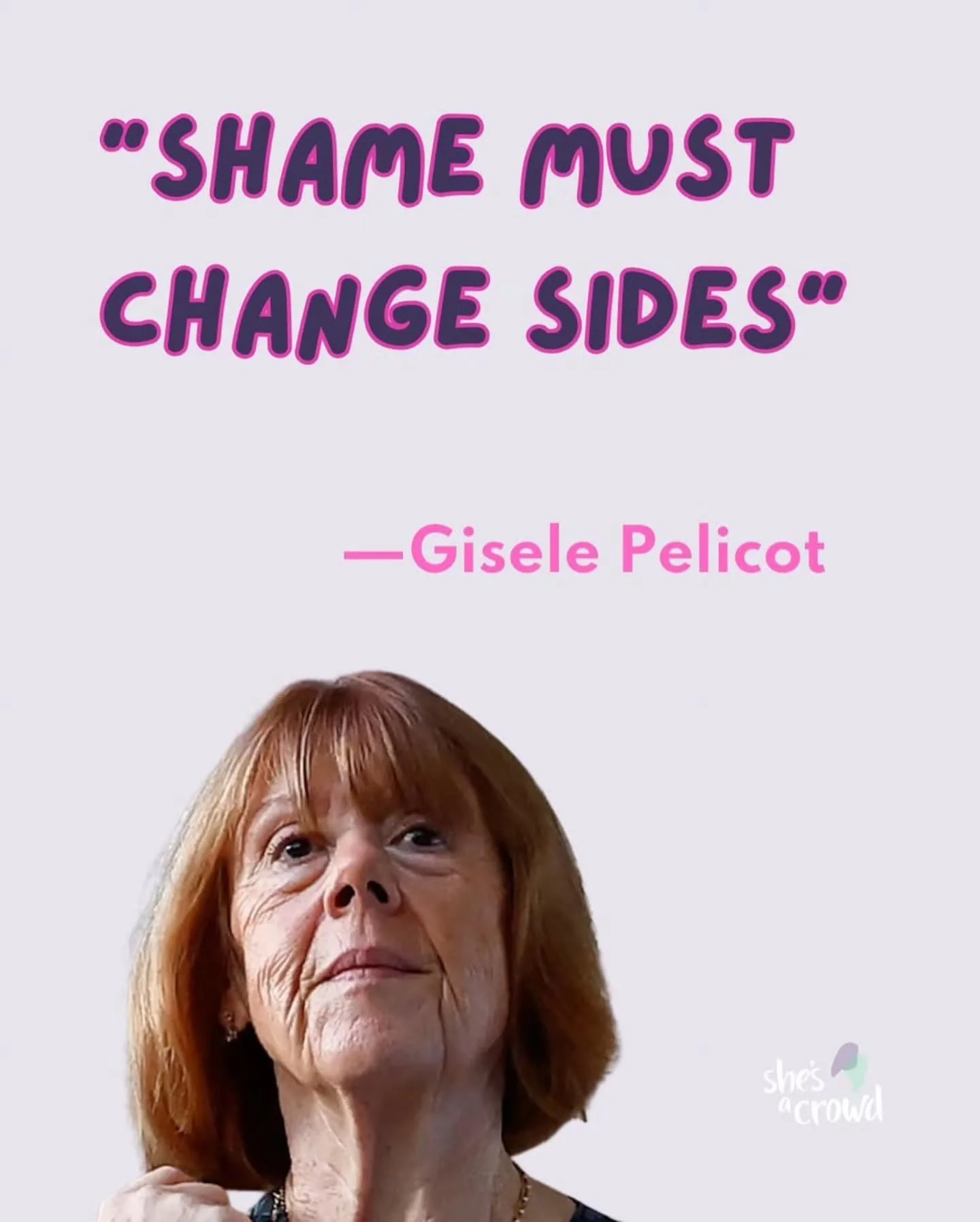 &ldquo;Shame must change sides.&rdquo;
&mdash; Gis&egrave;le Pelicot

For generations, shame has silenced survivors.

It has kept people quiet.
It has protected reputations.
It has allowed abuse to continue behind closed doors.

But shame was never m