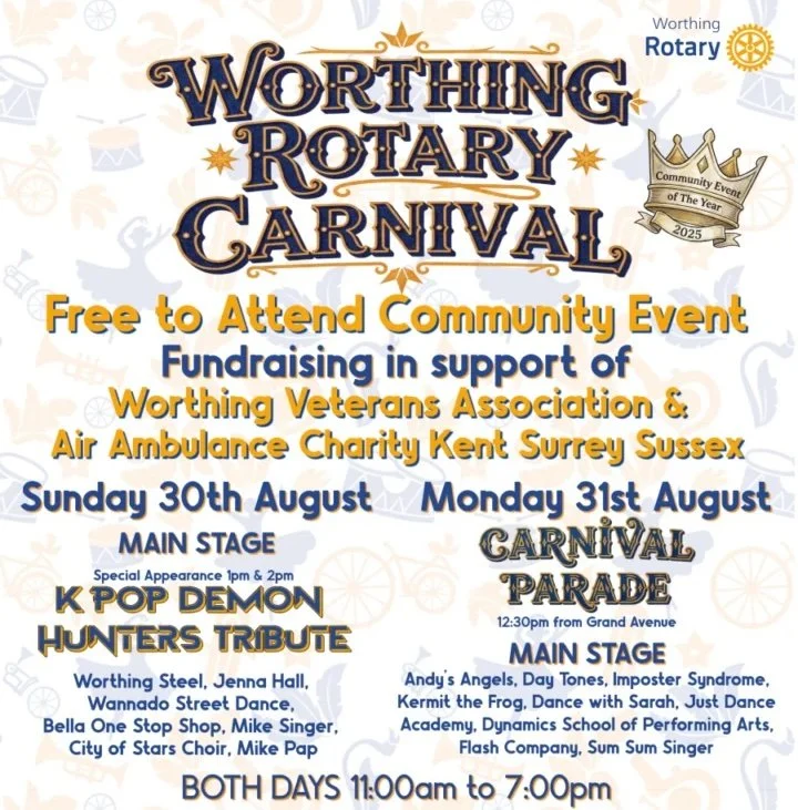 Worthing Rotary Carnival poster