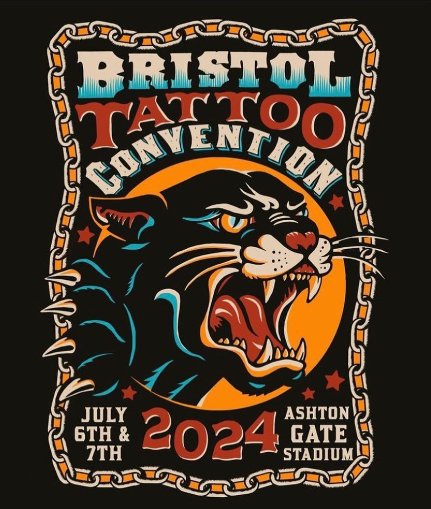 BRISTOL! Just a couple of months until the great @bristoltattooconvention 🌞🌞🌞 
Happy to be attending alongside @setharcane and the @red_point_tattoo crew. 
I have space available all day on Saturday the 6th, get in touch if you&rsquo;d like to boo