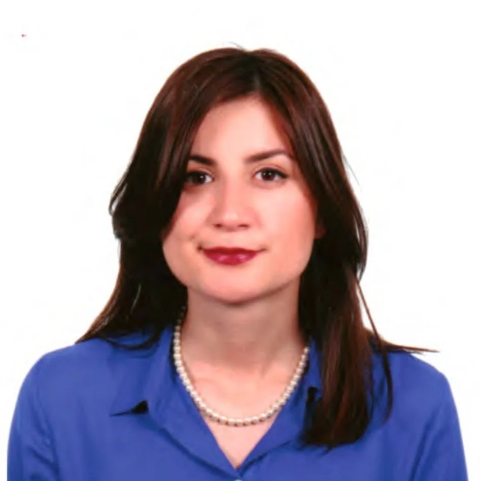 Portrait of Ornela Bela, National Trial Monitoring Officer at the OSCE Presence in Albania, recognising Tomasz Kramer’s leadership in blended learning and his talent for making complex EU law topics accessible and engaging.