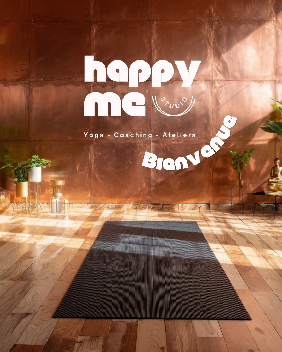 Bienvenue 🌿

Je suis tr&egrave;s heureuse de vous accueillir ici, dans l'univers du HappyMe Studio.

J'ai cr&eacute;&eacute; ce lieu avec une envie simple : proposer un espace o&ugrave; chacun puisse ralentir, respirer et prendre soin de lui, sans p