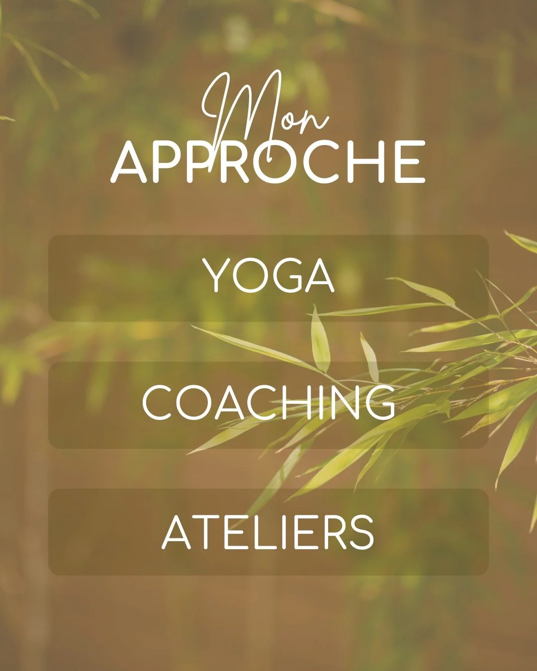 Pourquoi plusieurs approches ?

On me demande souvent pourquoi je propose du yoga, du coaching&hellip; mais aussi des ateliers immersifs.

La r&eacute;ponse est toute simple.

Parce que nous sommes tous diff&eacute;rents.

Certaines personnes ont bes