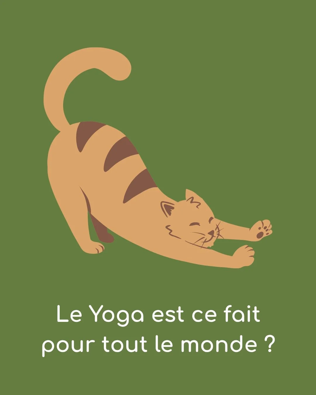 Est-ce que le yoga est vraiment fait pour moi ?

C'est probablement la question que l'on me pose le plus souvent.

&laquo; Je ne suis pas souple&hellip; &raquo;

&laquo; Je n'ai jamais fait de yoga&hellip; &raquo;

&laquo; Je crois que ce n'est pas p