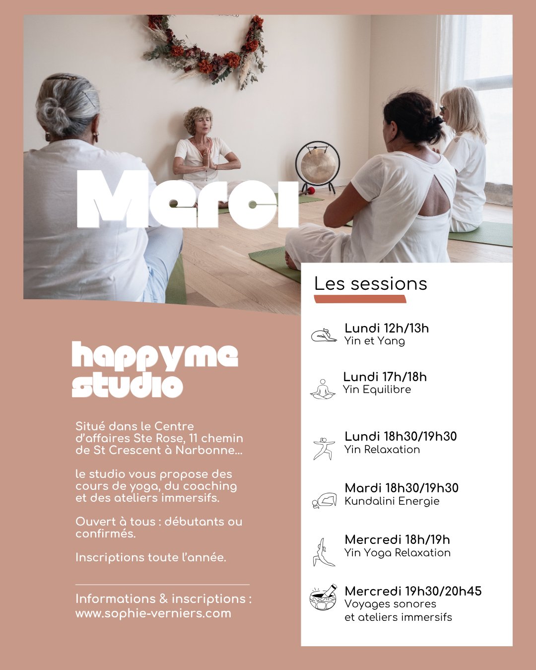 MERCI
Les portes ouvertes sont termin&eacute;es&hellip; mais celles de HappyMe Studio restent grandes ouvertes. 🌿 Ce week-end, vous avez &eacute;t&eacute; nombreux &agrave; venir d&eacute;couvrir le studio, rencontrer l&rsquo;&eacute;quipe, poser vo