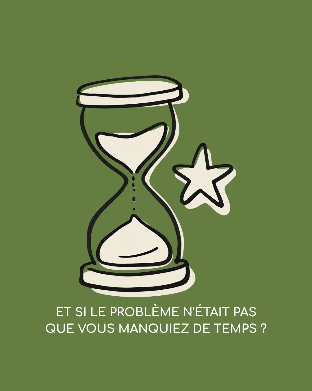 Et si le probl&egrave;me n&rsquo;&eacute;tait pas que vous manquiez de temps ?

Vous vous dites peut-&ecirc;tre : &laquo; Quand cette p&eacute;riode sera pass&eacute;e, je soufflerai. &raquo; Alors vous attendez une semaine plus calme, moins de rende