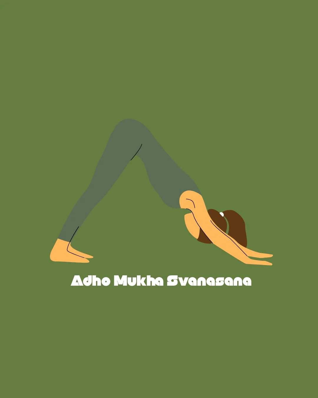 Vous la connaissez s&ucirc;rement sous un autre nom : le chien t&ecirc;te en bas. 🌿

Adho Mukha Svanasana est l&rsquo;une des postures les plus embl&eacute;matiques du yoga. Les mains et les pieds sont en appui sur le sol, tandis que le bassin s&rsq