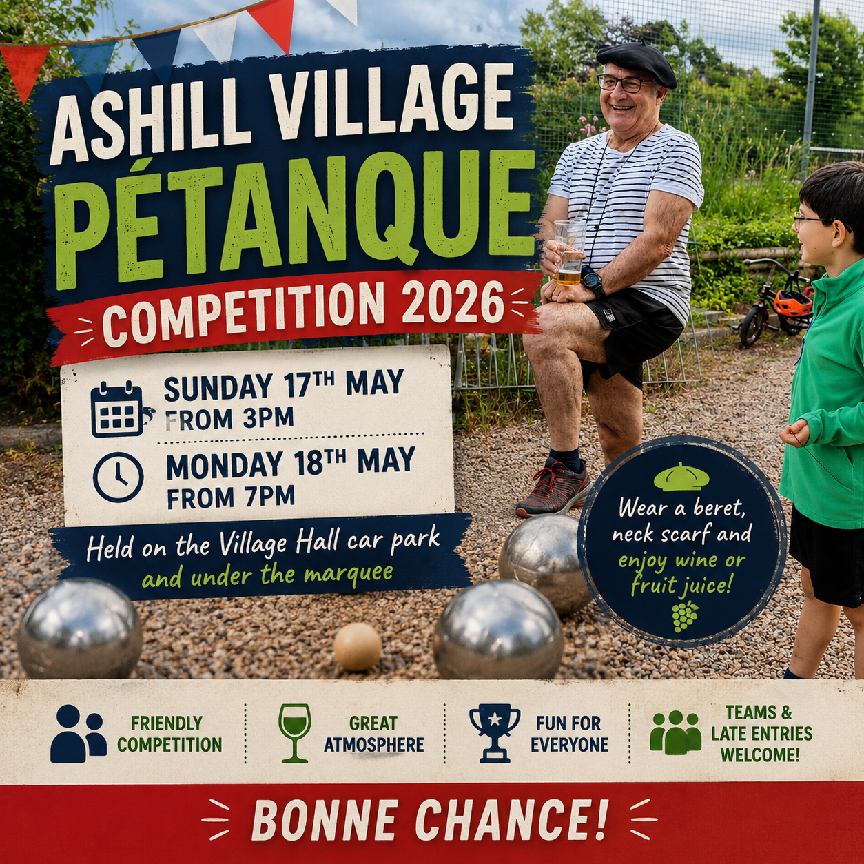 Ashill Village Day: Pétanque Competition 2026