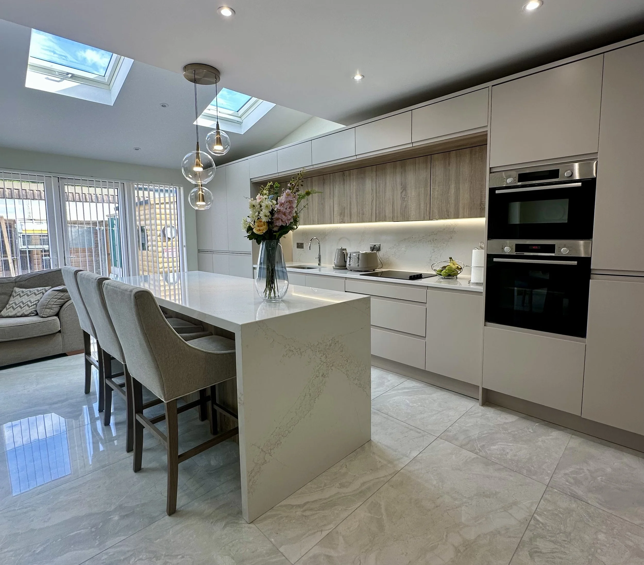 Cashmere and Oak Kitchen