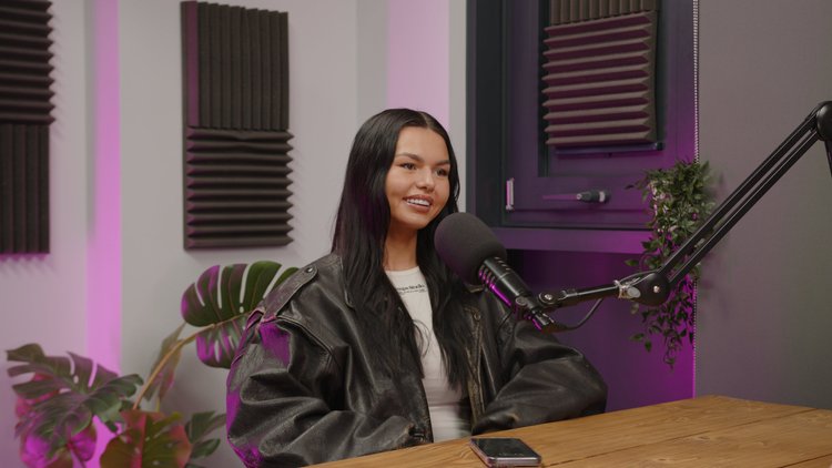 Podcast recording at Lock Studios