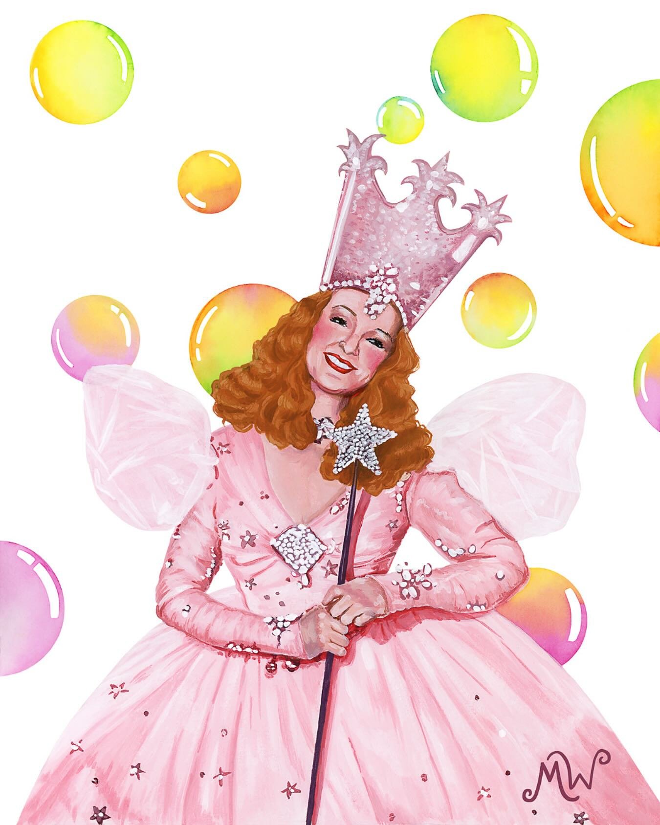 Good witch ✨🩷🫧

#art #artistsoninstagram #artist #womenillustrators #illustration #acrylicpaint #painting #wizardofozart #oldhollywood #artlife #artsy #sketchbook #wizardofoz #oz #thewizardofoz #wicked #yellowbrickroad #emeraldcity #glinda #somewhe