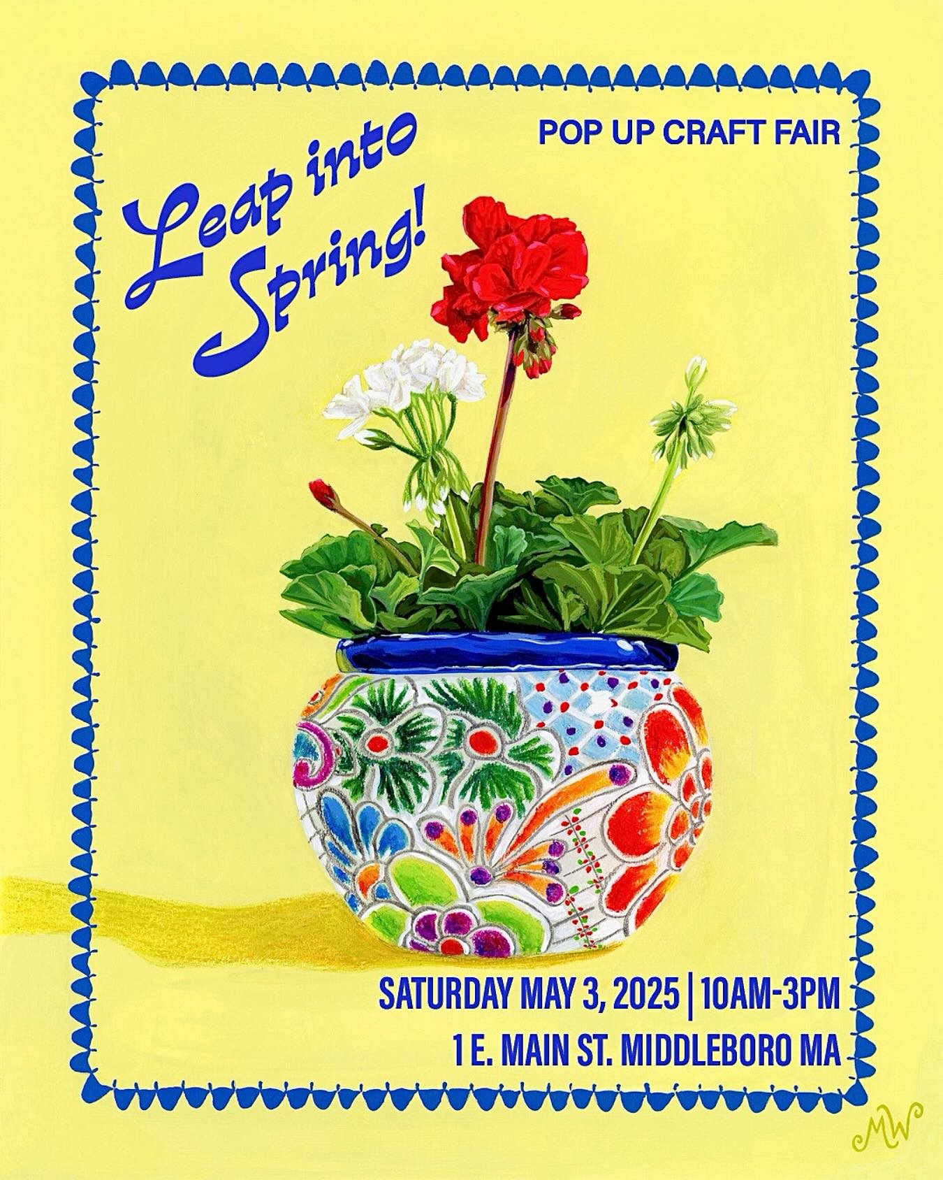 Come say hi at this weekend&rsquo;s Leap into Spring Pop Up Craft Fair 🌷🌼🌿 My aunt @_donna._.white_ is hosting again and there should be a group of great vendors! 

I&rsquo;ll be selling art prints, post cards, original paintings, friendship brace