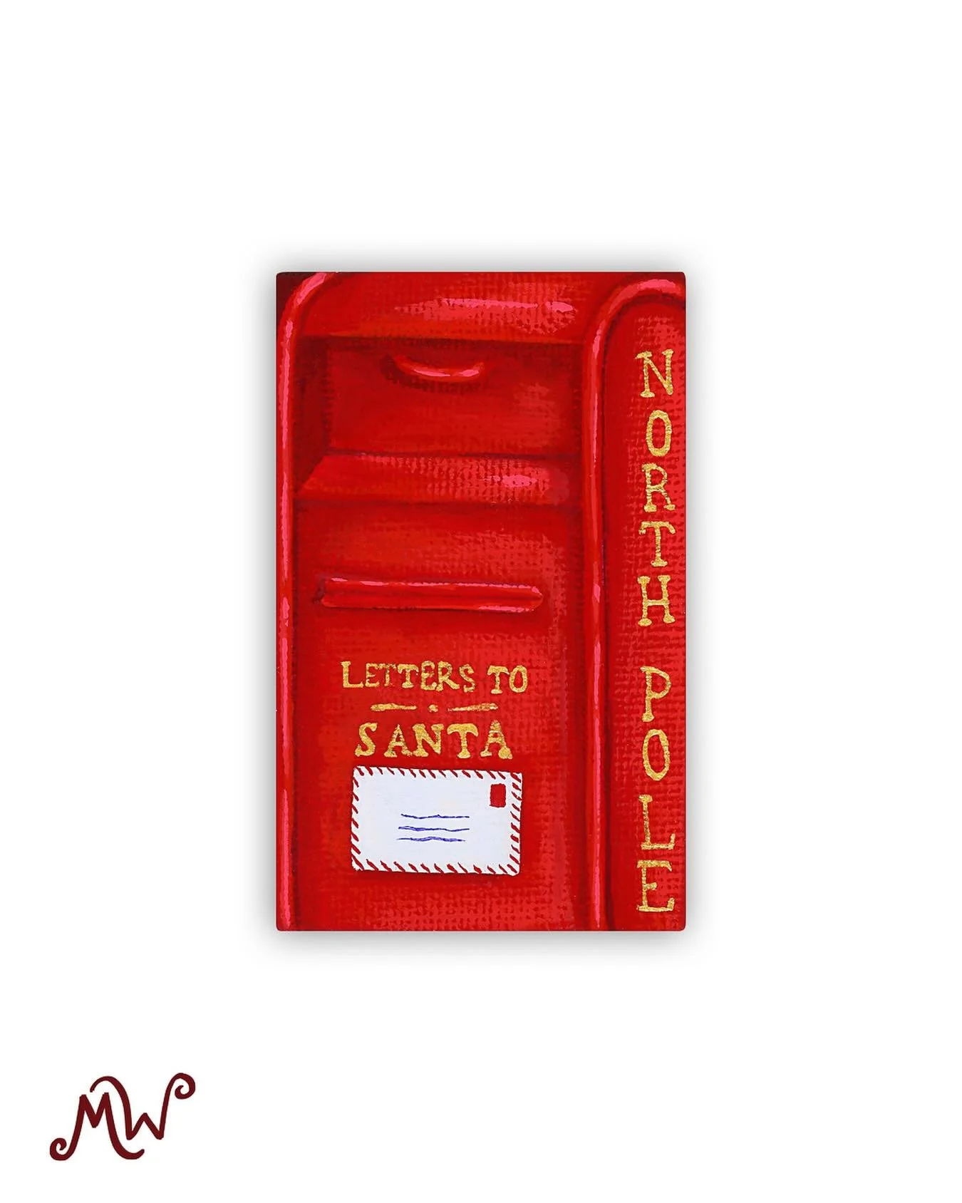 Straight from the North Pole postal service! Holiday mail has never looked this cute 🎄📮

DM to grab this holiday mail drop for $15 for local pick up/drop off before another elf helper stamps their name on it!

#art #artist #illustration #painting #