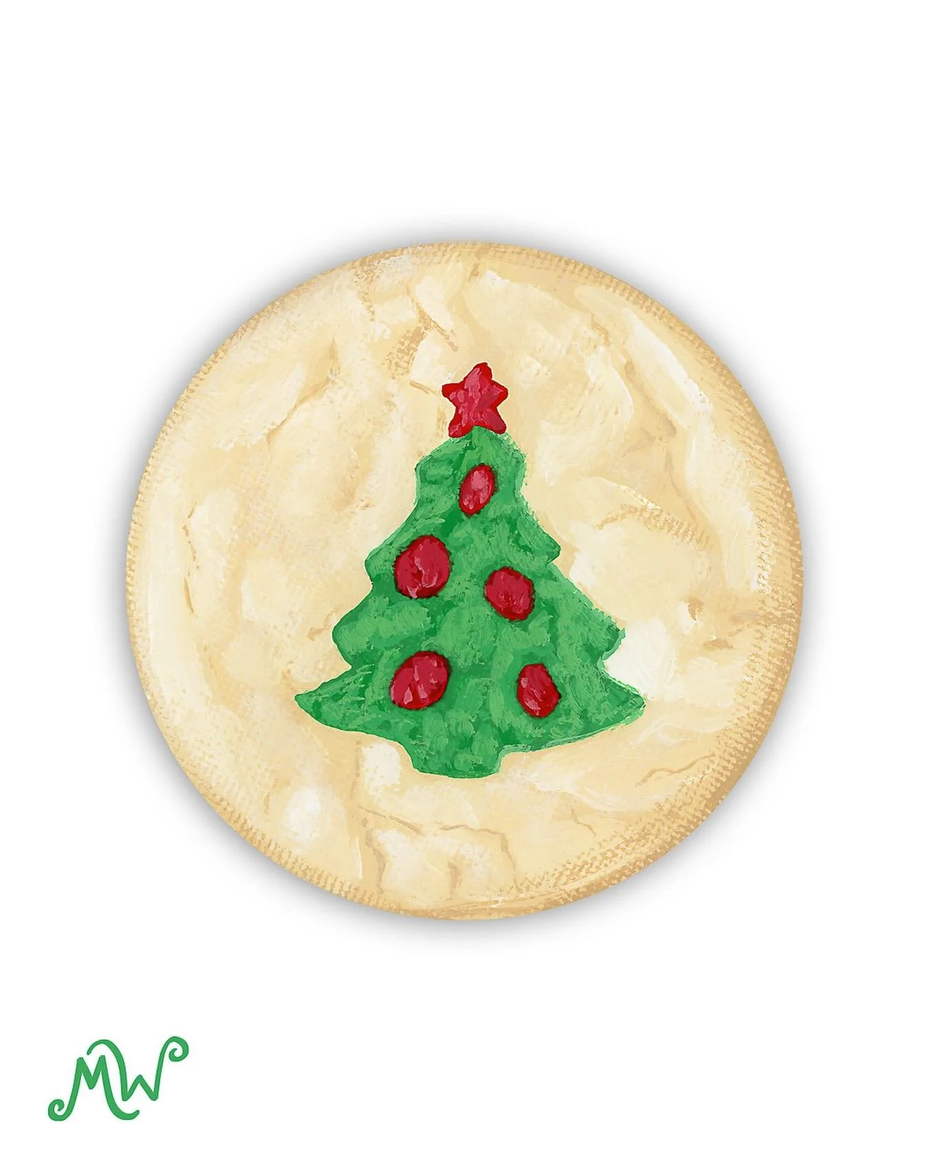 Turning everyone&rsquo;s favorite Pillsbury Christmas cookie into fridge art🎄

DM to snag this fresh baked treat for $15 before another elf snatches it up!

#art #artist #illustration #painting #gouachepainting #nostalgia #Throwback #90sNostalgia #R