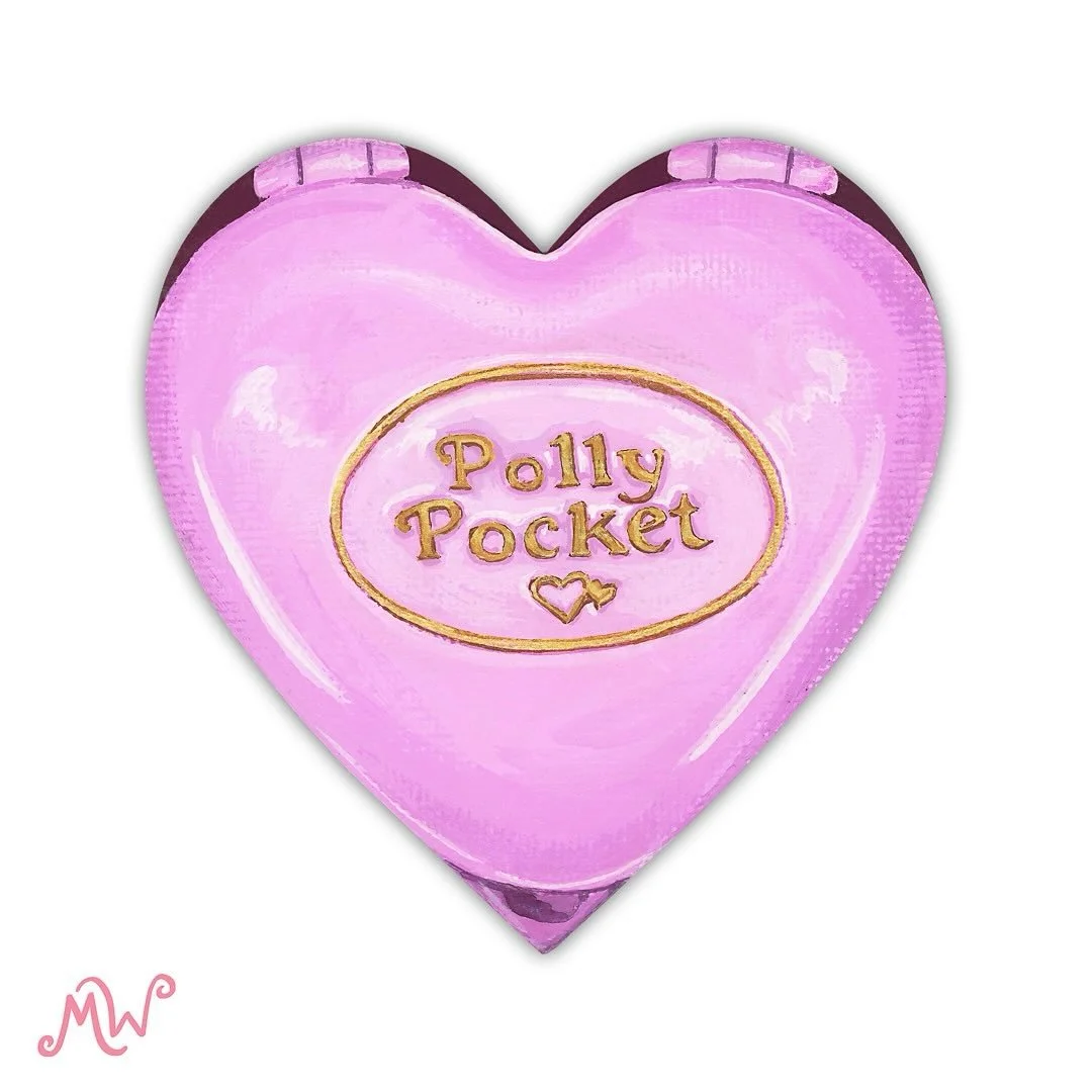 Material Girl energy 💕

Hand-painted. One of one. Snag this nostalgic cutie before someone else does 💌

#HandmadeMagnets #OneOfAKind #nostalgic #pollypocket #painting