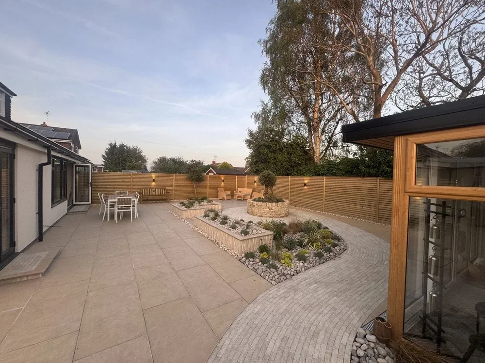 Porcelain vs Indian Sandstone Patios: Which Is Better for Staffordshire Gardens?