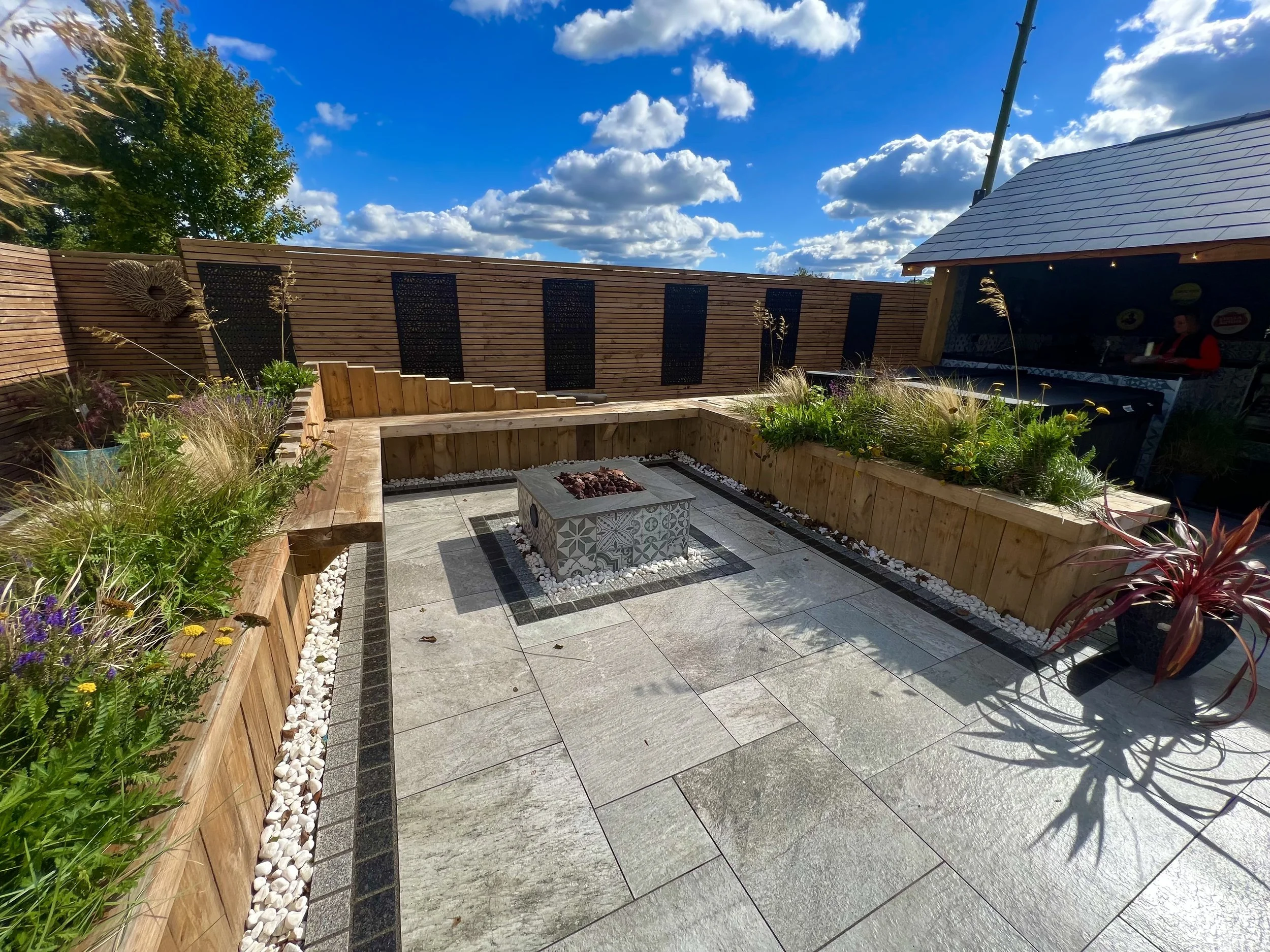 Garden living space conversion in Drayton, Herefordshire by tc fencing