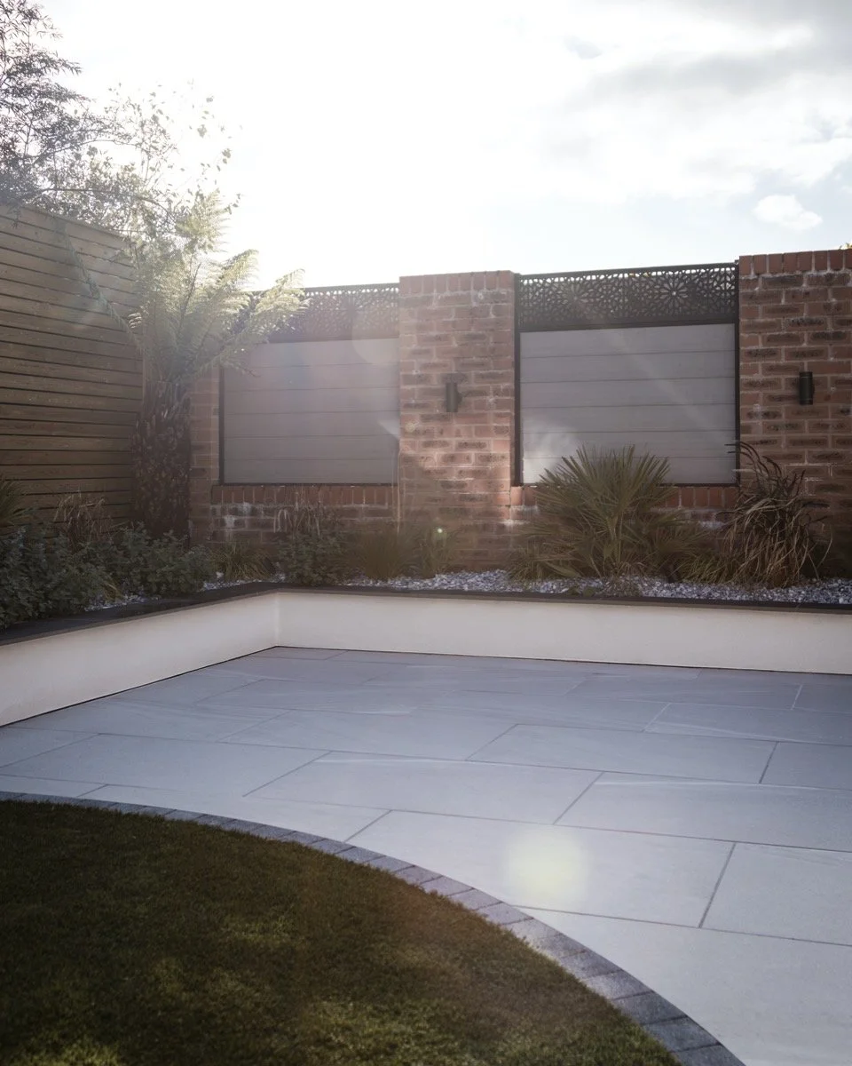 High-quality garden landscaping showcasing contemporary design, premium materials and expert craftsmanship.