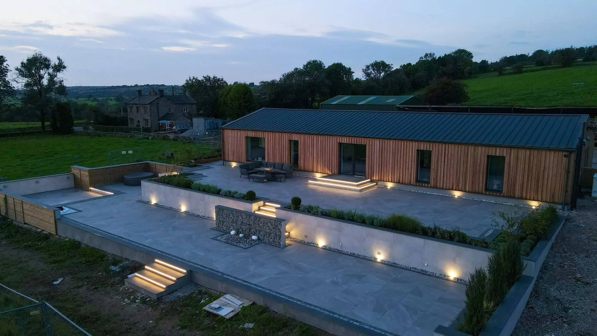 Massive commercial landscaping project complete