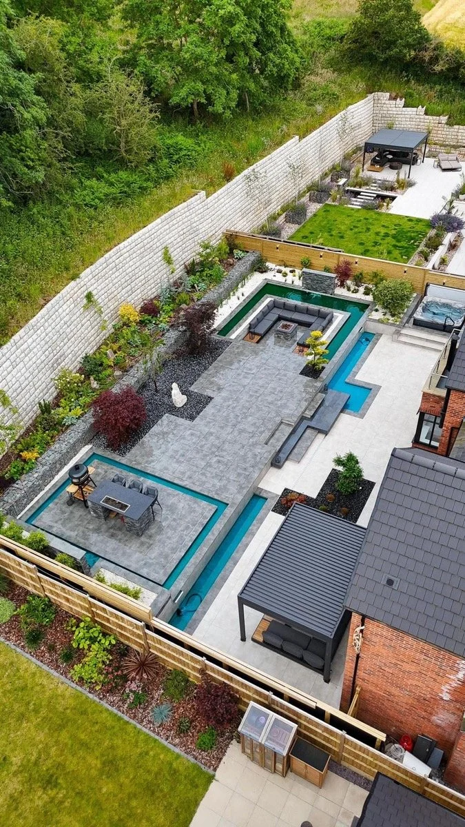 Luxury garden makeover Staffor