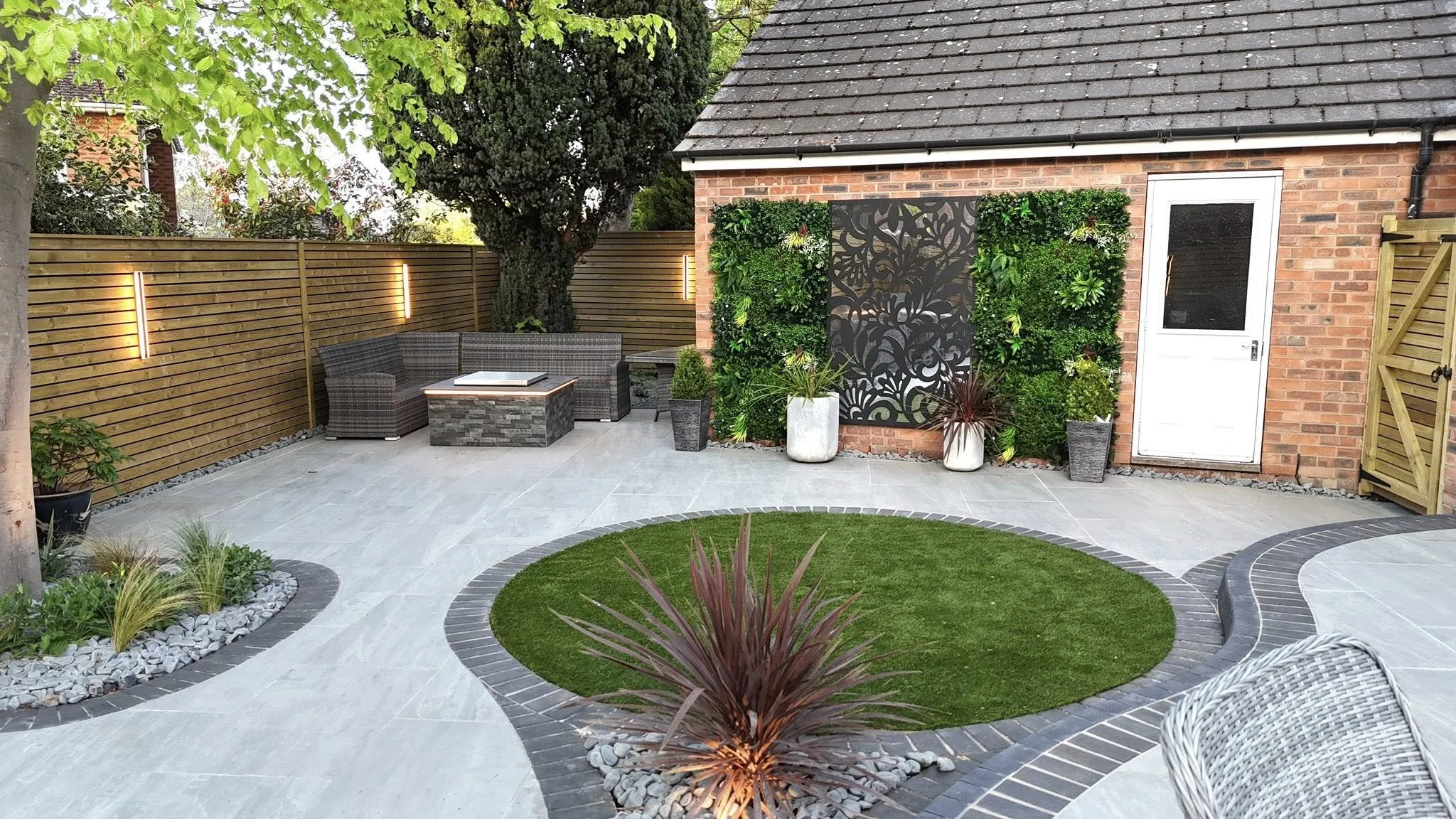 3D garden design visualisation and completed outdoor space in Rugeley.jpeg